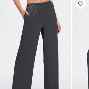 Fabletics EcoSatin Sleep Pants Size XL in Pewter (Like New!)